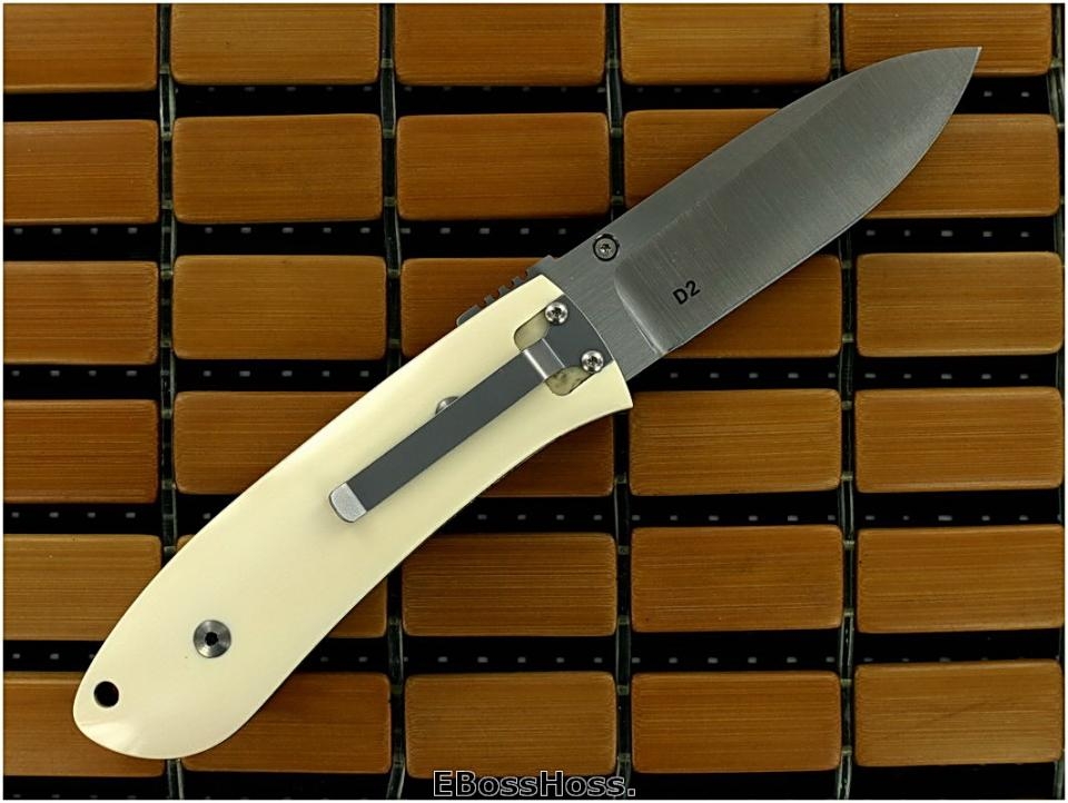 Bob Dozier Pre-Ban Ivory Large Folding Hunter (DK-LFH)